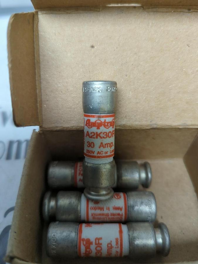 MERSEN,A2K30R,AMP-TRAP FUSE 30 AMP 250V BOX OF 4 NOS