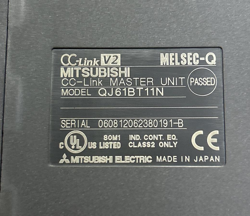 Used MITSUBISHI,QJ61BT11N,CC-LINK MASTER MODULE