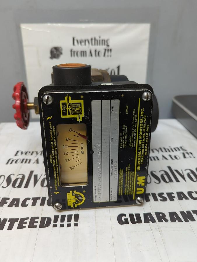 Used UNIVERSAL FLOW MONITORS INC,MN-BSF30GMV-8-33V1.0-A1WU-5D,TYPE  4 NOS