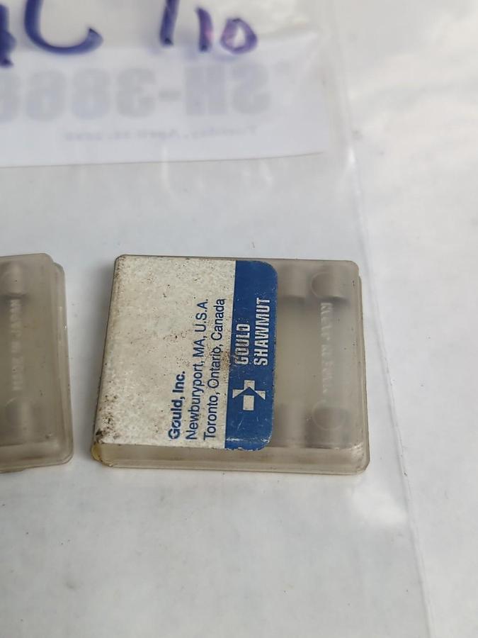 GOULD SHAWMUT,GGC-1/10,FAST ACTING 1/10 AMP FUSE LOT OF 10 NOS