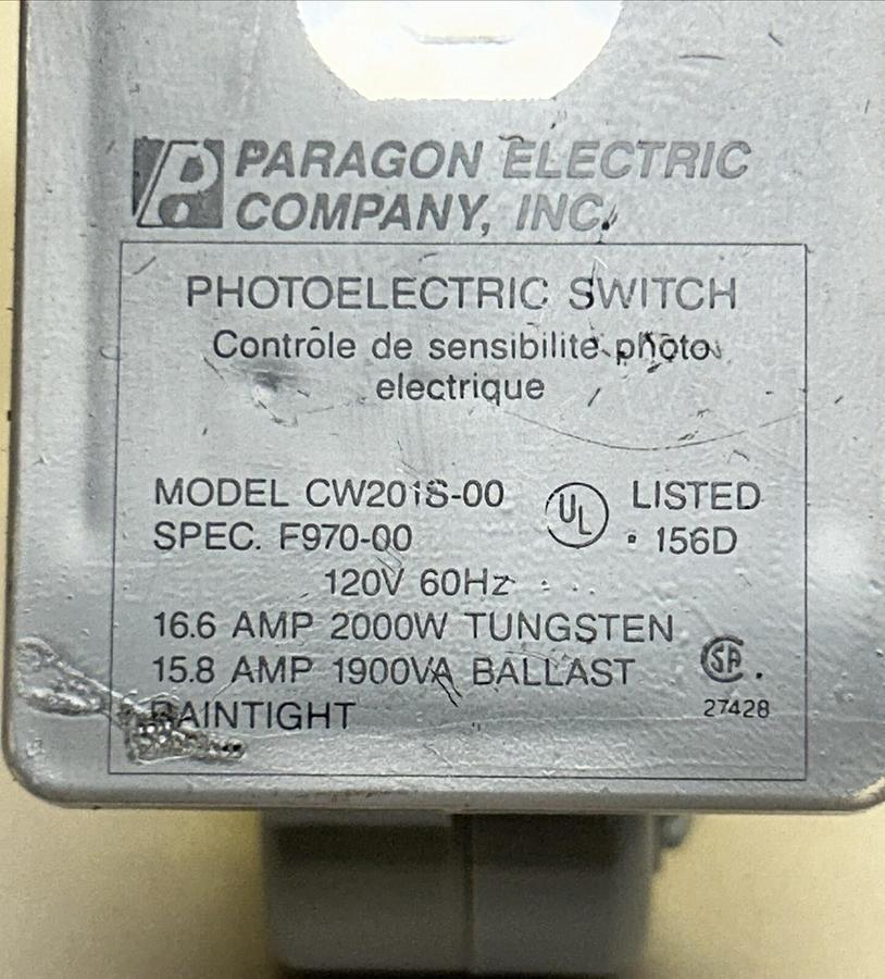 PARAGON,CW201S-00,PHOTOELECTRIC SWITCH NOS