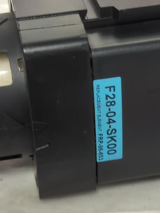 Used WILKERSON,F28-04-SK00,COMPRESSED AIR FILTER PRE-OWNED