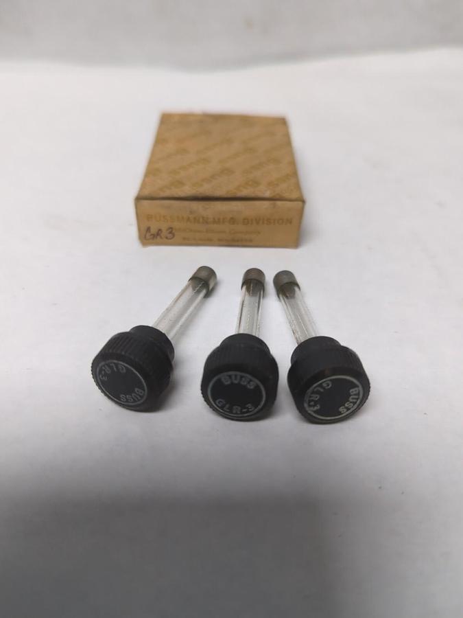 COOPER BUSSMANN,GR3,FAST ACTING INLINE FUSE 3 A BOX OF 3 NOS