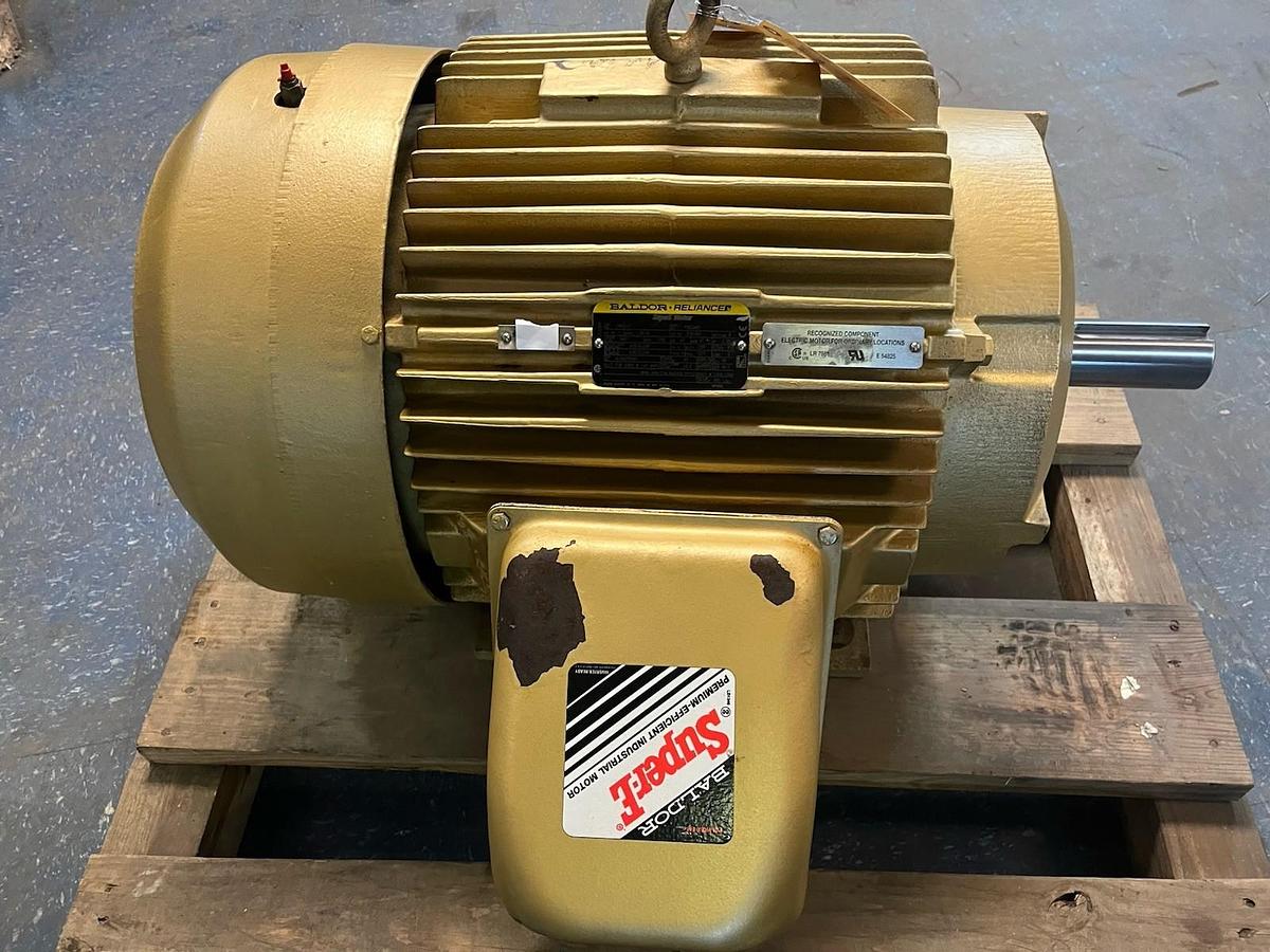 Used BALDOR,EM4314T,MOTOR 60HP 3PH 1780RPM 364T TEFC