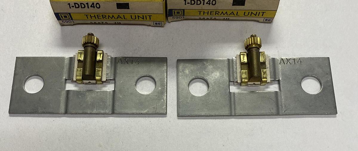 SQUARE D,DD140,OVERLOAD THERMAL HEATING ELEMENT LOT OF 5 NOS