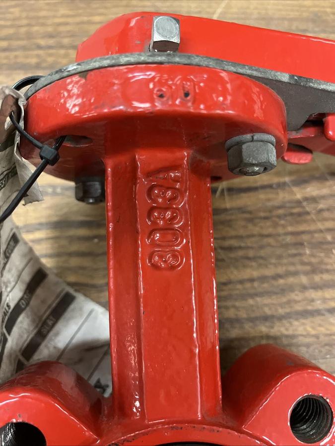 Used BRAY,3033A,BUTTERFLY VALVE 2"