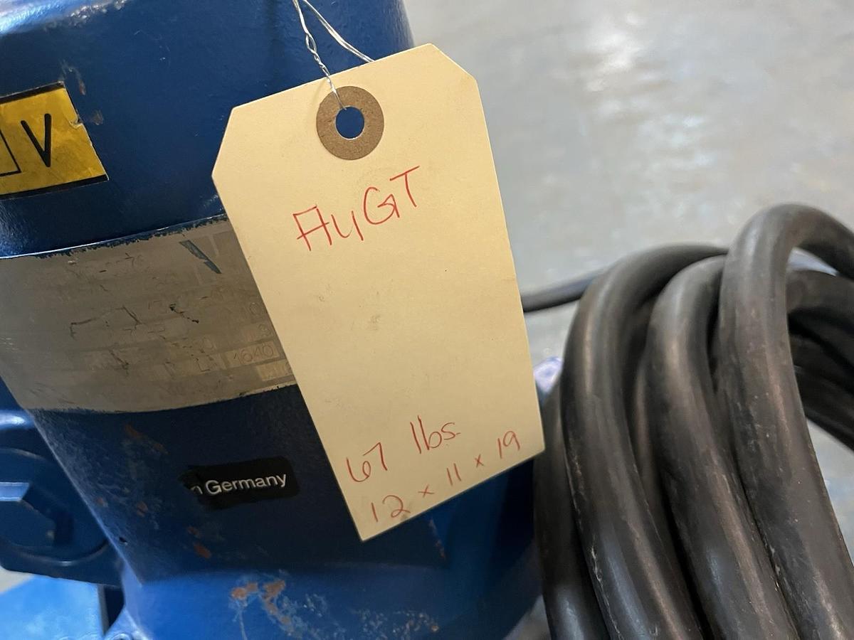 Used FLYGT,4552.010-0076,SUBMERSIBLE PUMP 1.7HP 460V 3PH 1640RPM