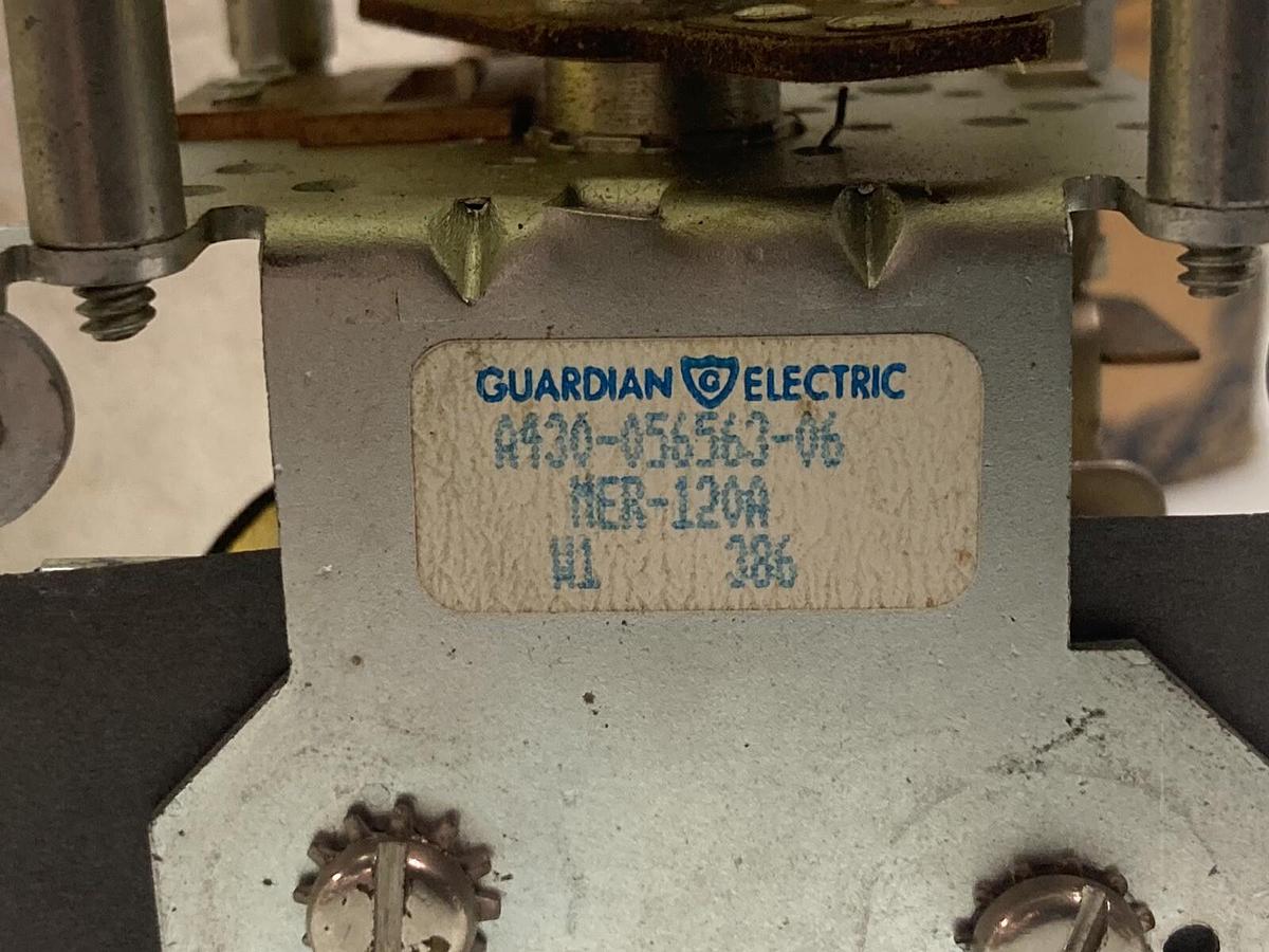 Used Guardian,MER-120-AC,Electrical Reset Stepper