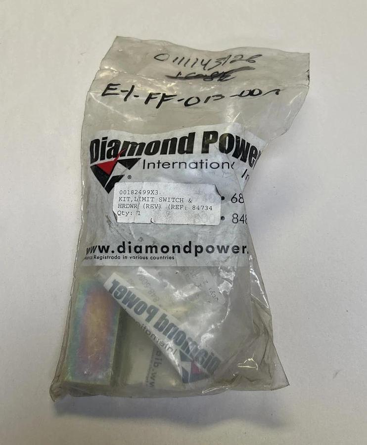Used DIAMOND POWER,00182499X3,LIMIT SWITCH KIT NEW