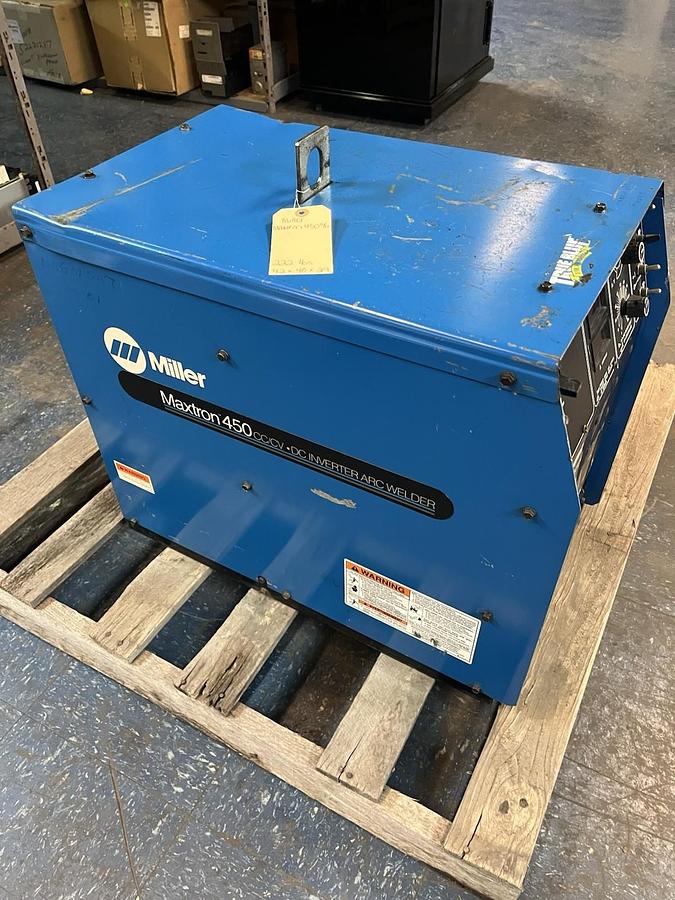 Used MILLER,MAXTRON 450 CC-CV,WELDER WELD POWER SUPPLY SOURCE