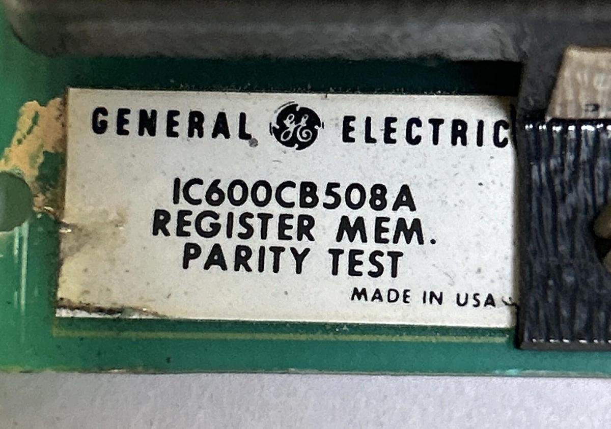 Used General Electric,IC600CB508A,1K Registry Memory Board