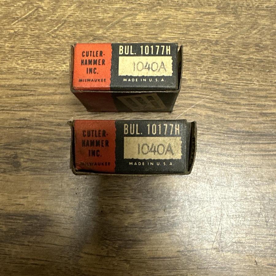 Used Cutler Hammer,1040A,Heater Coil LOT of 2