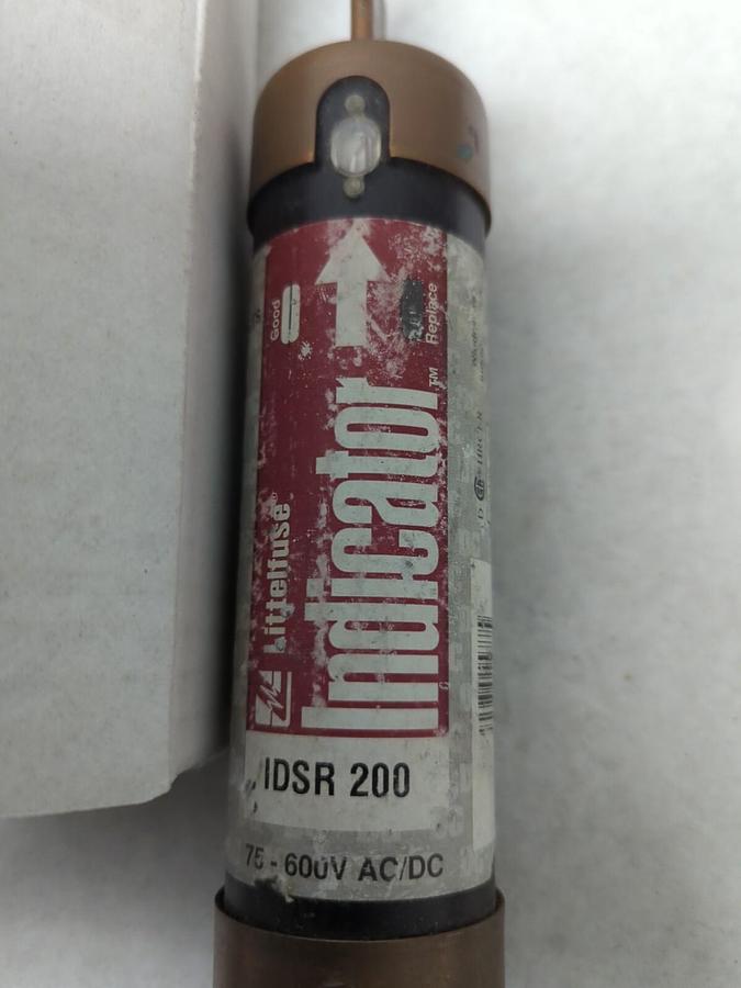 LITTELFUSE,IDSR-200,INDICATOR FUSE 200 AMP NOS
