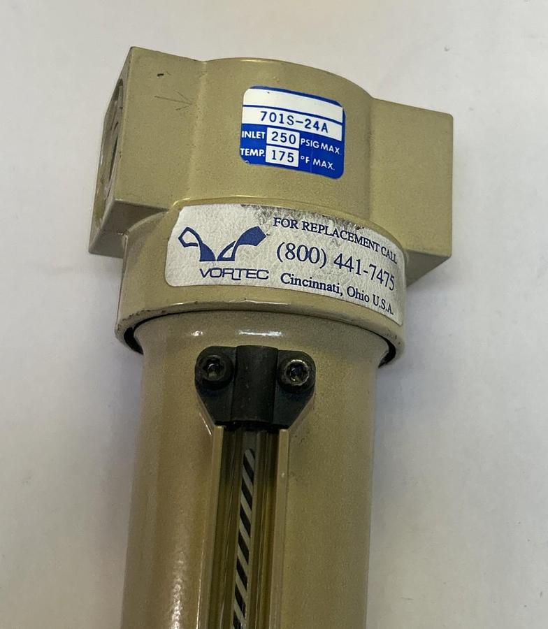 Used VORTEC,701S-24A,PNEUMATIC FILTER