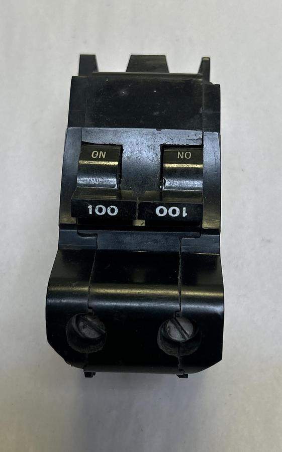 Used FEDERAL PACIFIC,NB2100,CIRCUIT BREAKER 100A 120/240V 2P