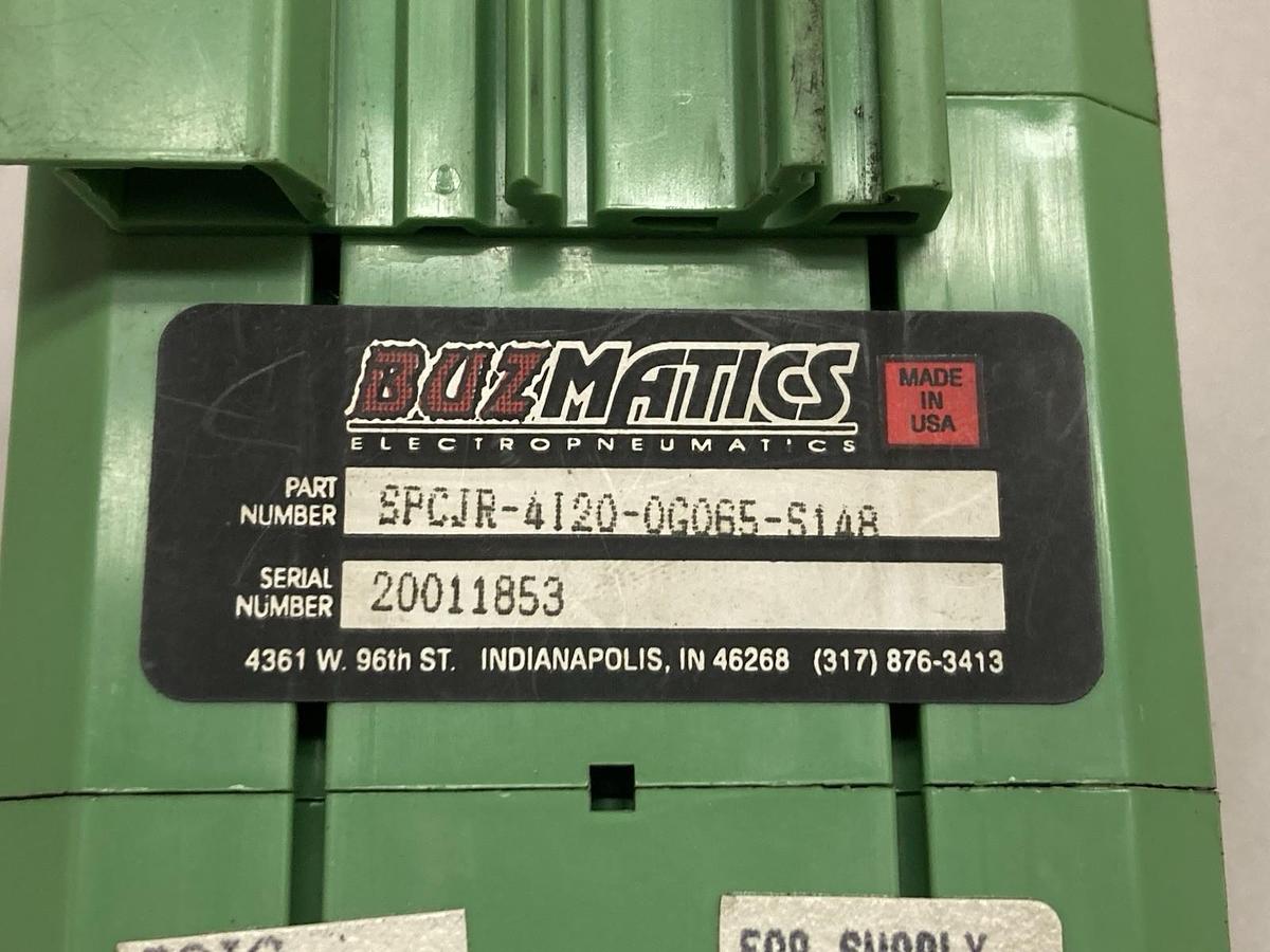 Used BuzMatics,SPCJR-4I20-0G065-S148,Pneumatic Valve Control Board