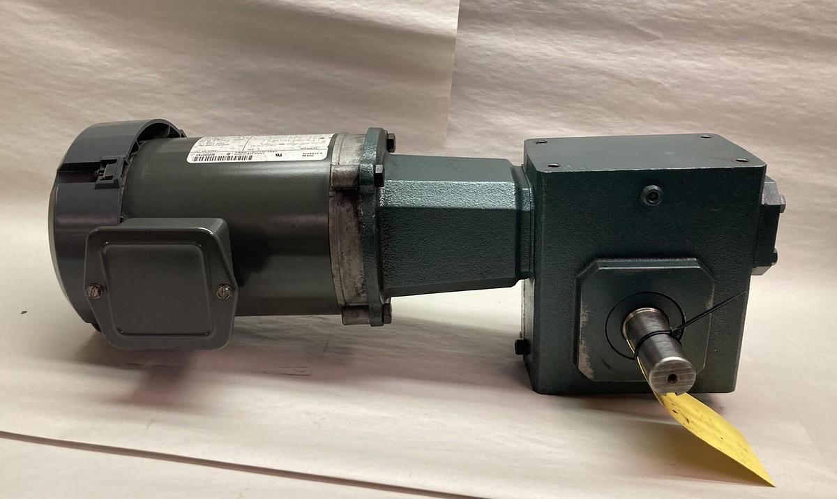 Used Grove Gear,BM224-3,Gear Reducer Ratio 30:1 140TC Frame w/Motor 1/2Hp 1725rpm