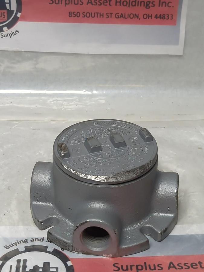 Used APPLETON,GR-EFHC,EXPLOSION PROOF HUB COVER PRE-OWNED