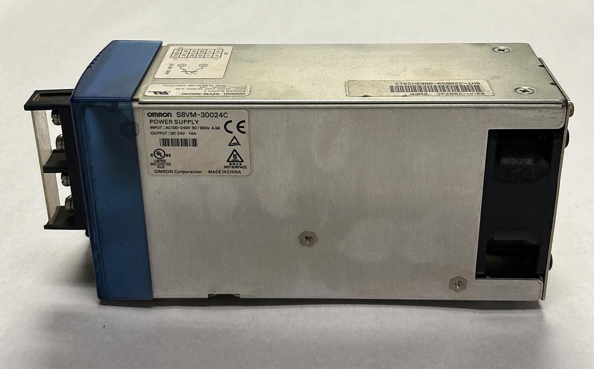 Used OMRON,S8VM-30024C,POWER SUPPLY INPUT 100-240VAC 4.3A OUTPUT 24VDC 14A