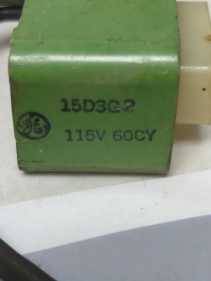 Used GENERAL ELECTRIC,15D3G2,COIL 115V 60HZ/CY PRE-OWNED