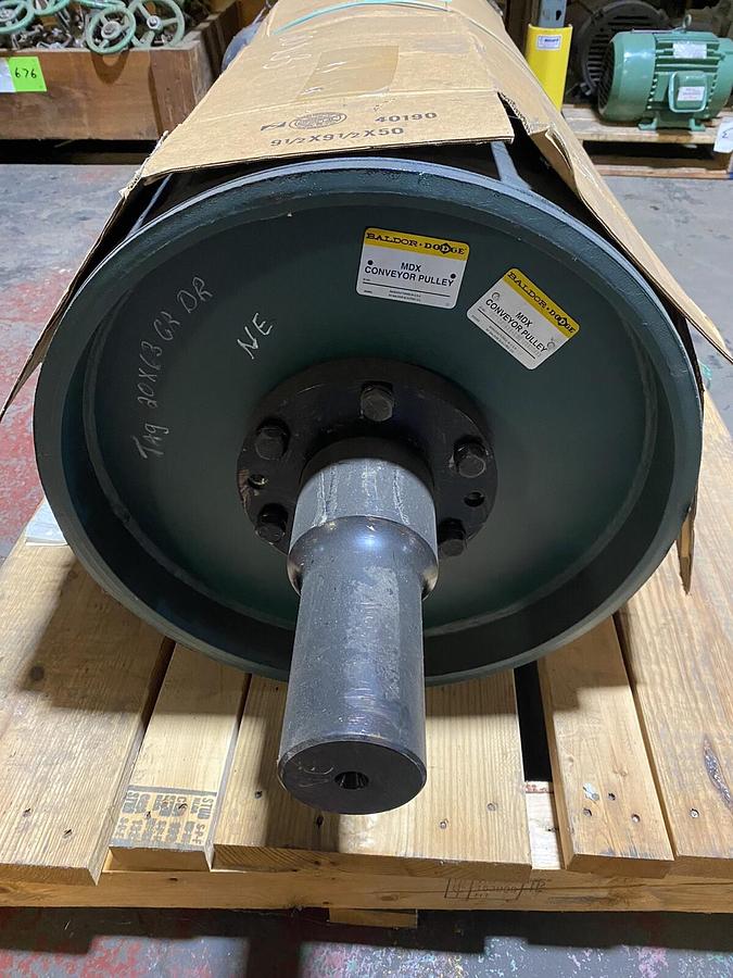 Used BALDOR,227441-HU,MDX Conveyor Pulley 20x63 CR DR
