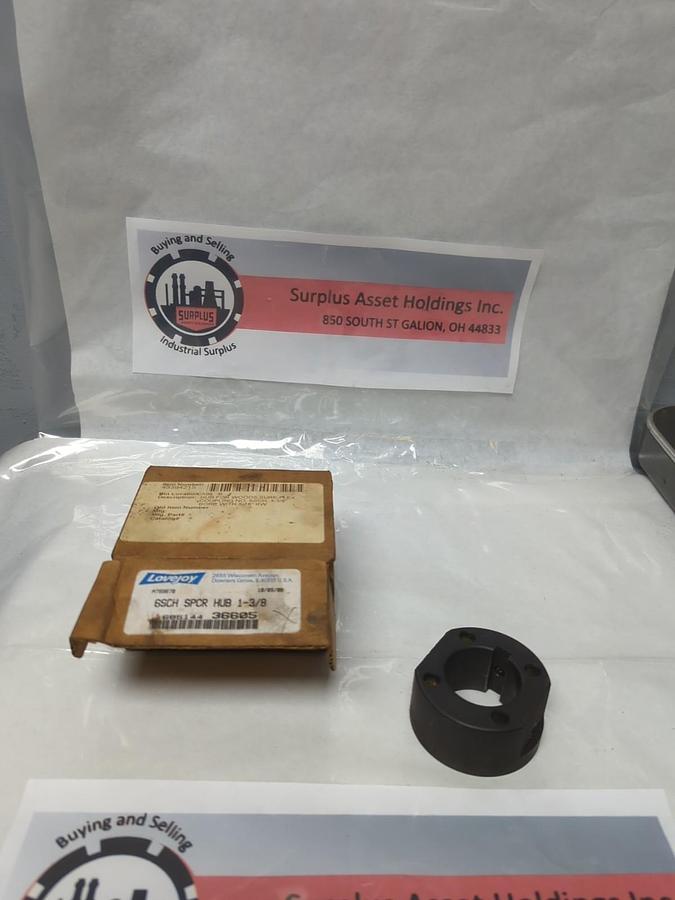 LOVEJOY,6SCH,SPACER HUB 1-3/8 IN BORE 5/16 IN KW PRE-OWNED