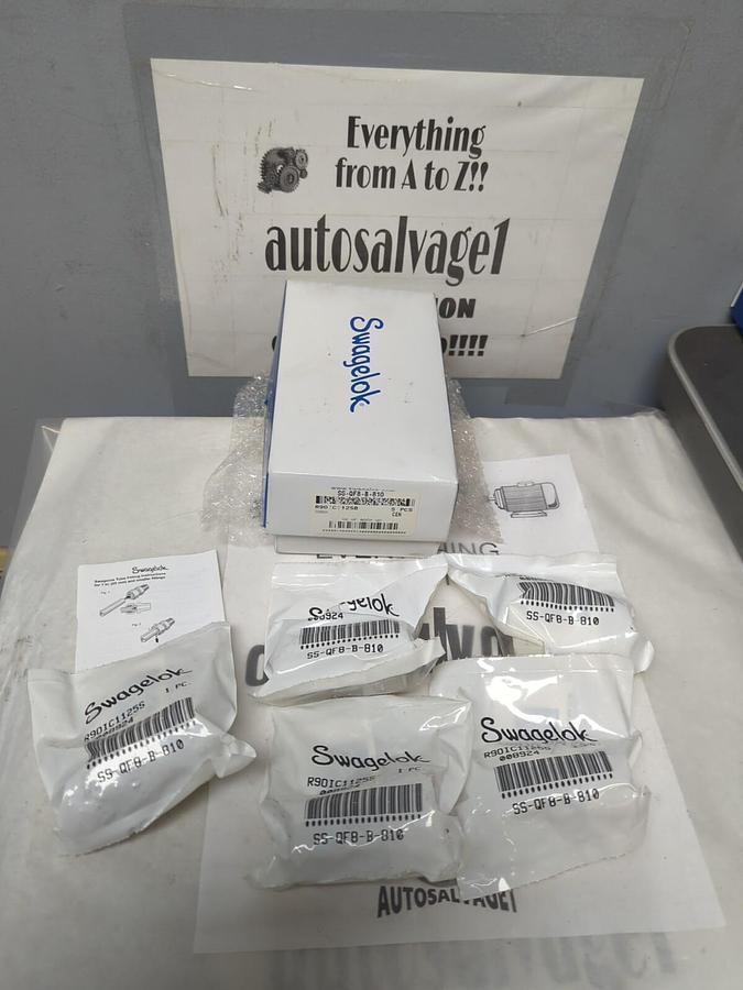SWAGELOK,SS-QF8-B-810,QUICK CONNECT FITTING 1/2 INCH LOT OF 5 NEW IN BOX
