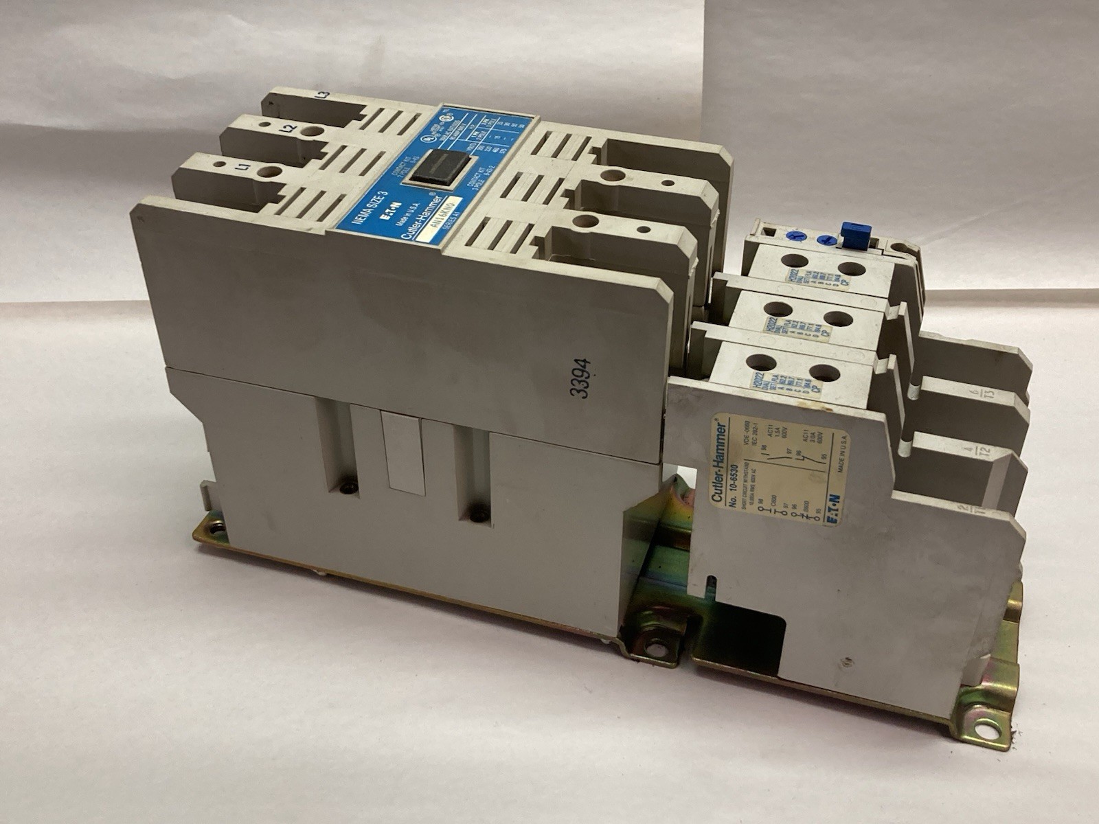 Used Cutler-Hammer,AN16KNO,Nema Size 3 Contactor Ser A1