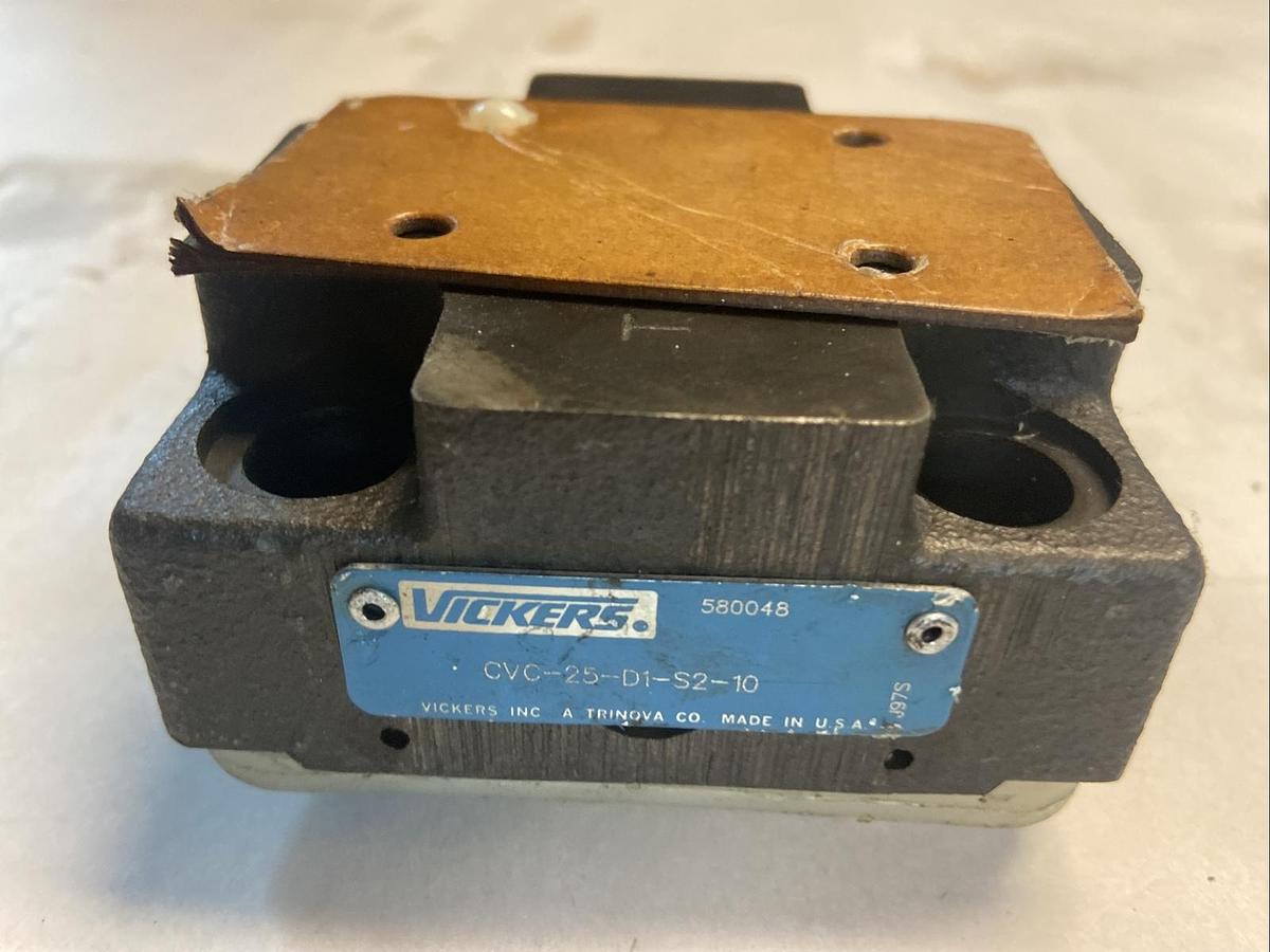 Used Vickers,CVC-25-D1-S2-10,Cartridge Valve