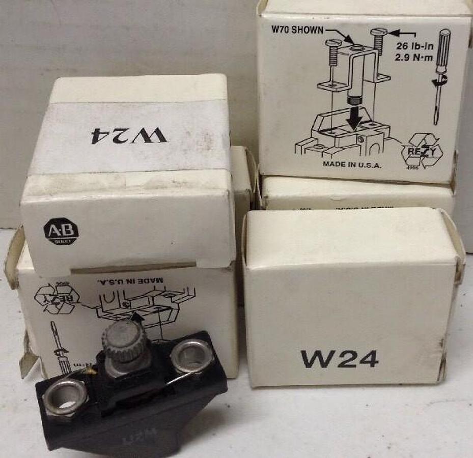 Allen-Bradley,W24,Overload Relay Heater Elements LOT OF 6