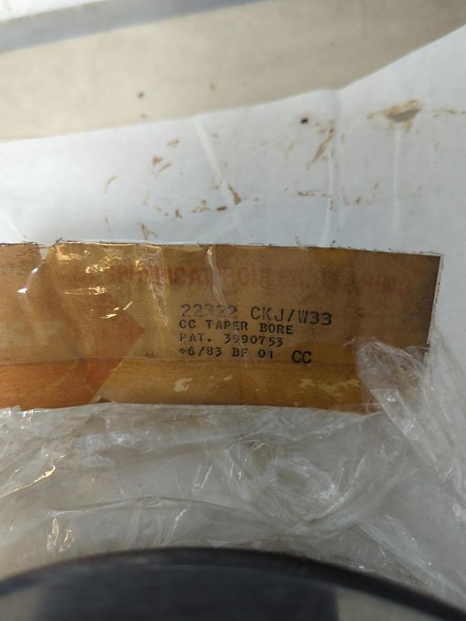 SKF,22322 CKJ/W33,SPHERICAL ROLLER BEARING MISSING BOX