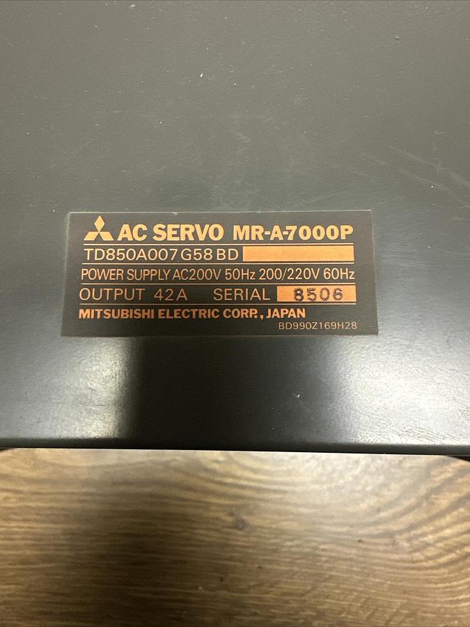 Used Mitsubishi,MR-A-7000P,Melservo-A