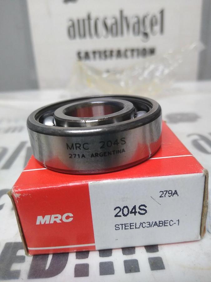 MRC,204S,DEEP GROOVE BALL BEARING NOS