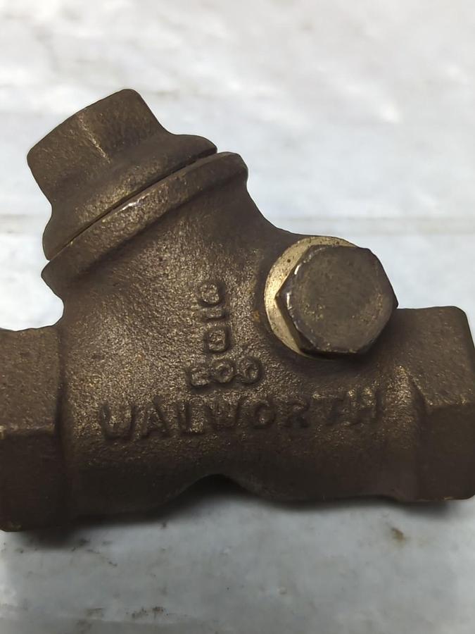 WALWORTH,3/8-200,BRONZE SWING CHECK VALVE 3/8 INCH NOS