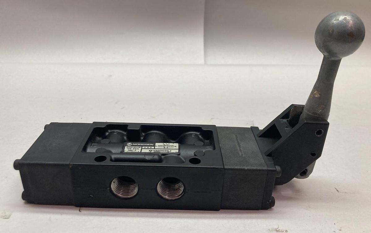 Used Norgren,K81EA0QKCDKL2,5-Way Lever Actuation 150 PSIG