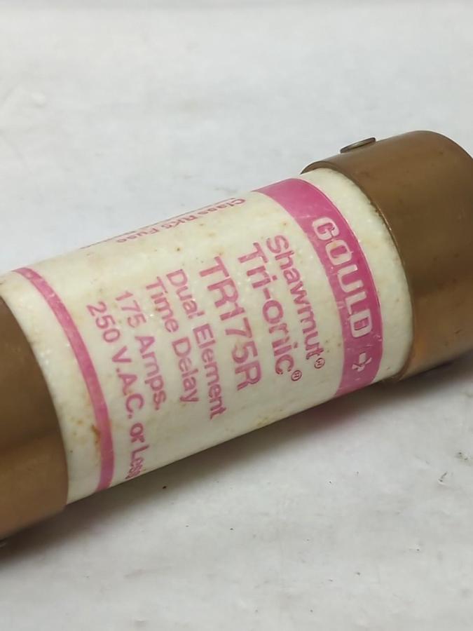 Used GOULD SHAWMUT,TR175R,TRI-ONIC 175 AMP FUSE PRE-OWNED