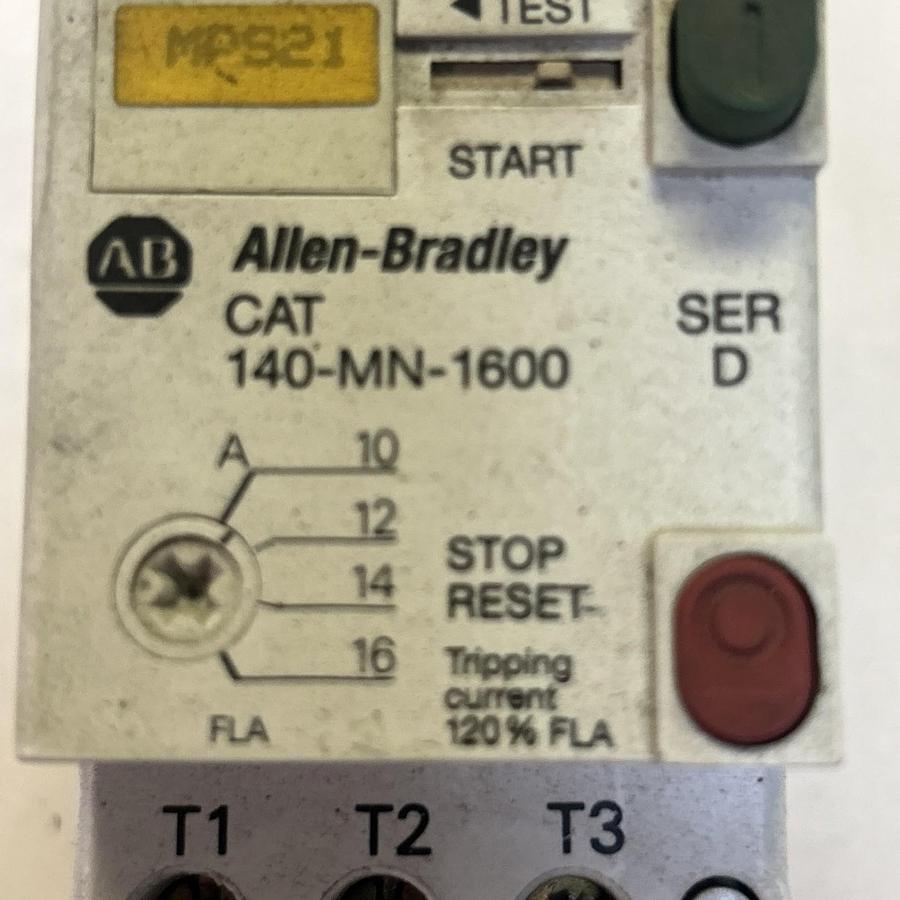 Used ALLEN BRADLEY,140-MN-1600,MOTOR STARTER