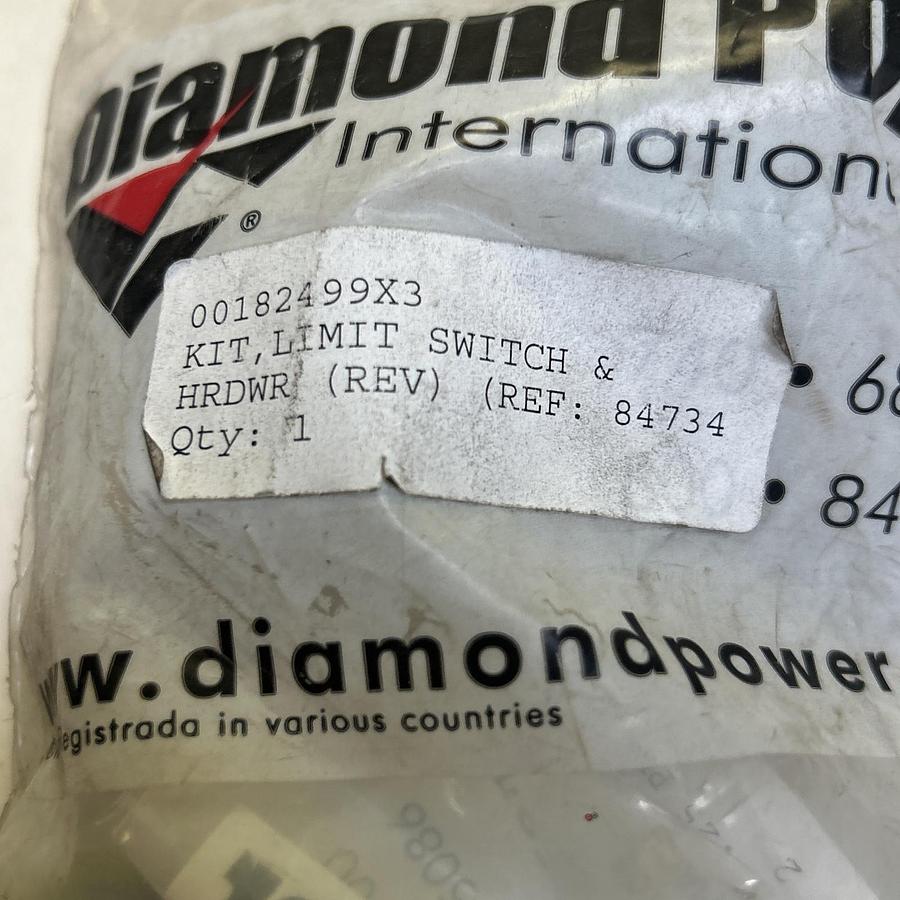 Used DIAMOND POWER,00182499X3,LIMIT SWITCH KIT NEW