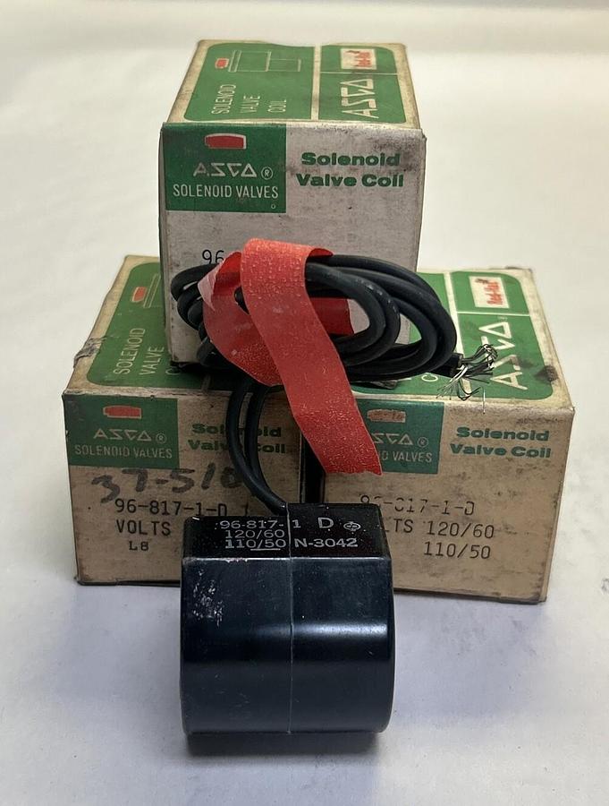 ASCO,96-817-1-D,SOLENOID COIL 110-120V LOT OF 3 NOS