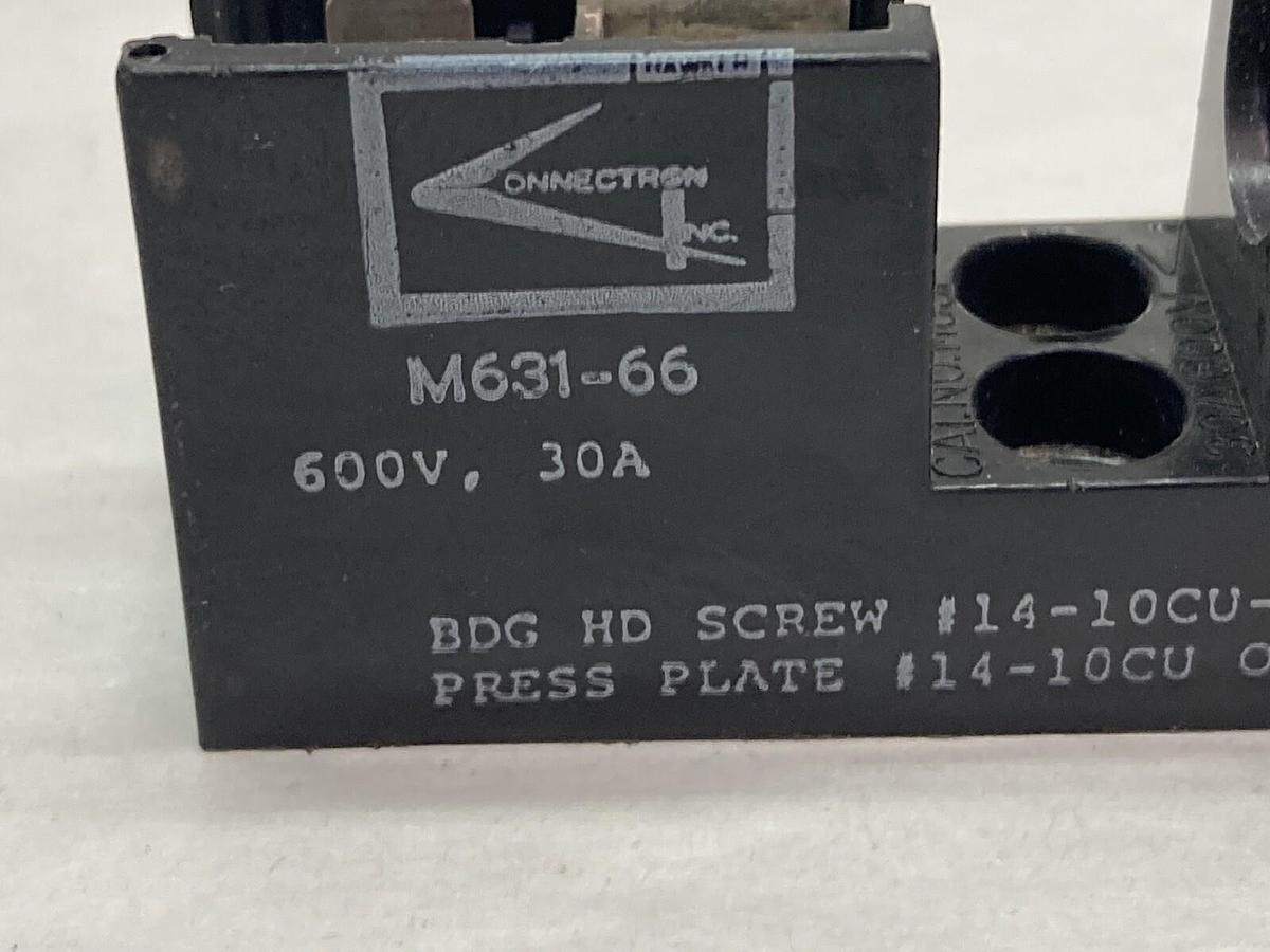 Used Connectron,M631-66,1-Pole Fuse Holder 600v 30a