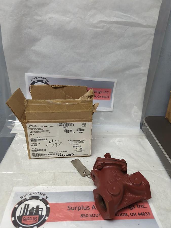 AQUAMATIC,V42C-0011-00000,CAST DIAPHRAGM VALVE 1 INCH NOS