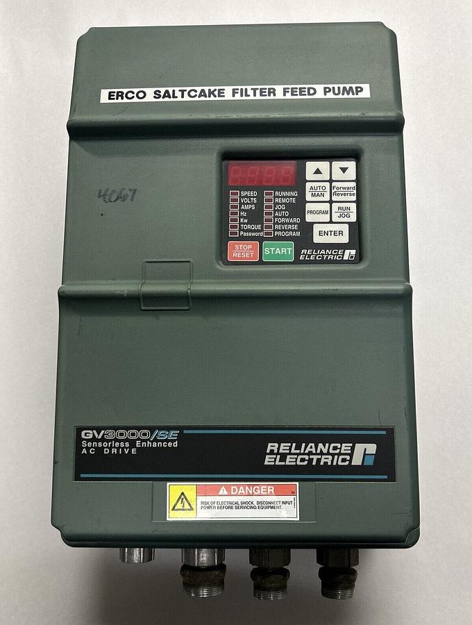 Used RELIANCE,20V4260 GV3000/SE,AC DRIVE 20HP 460V