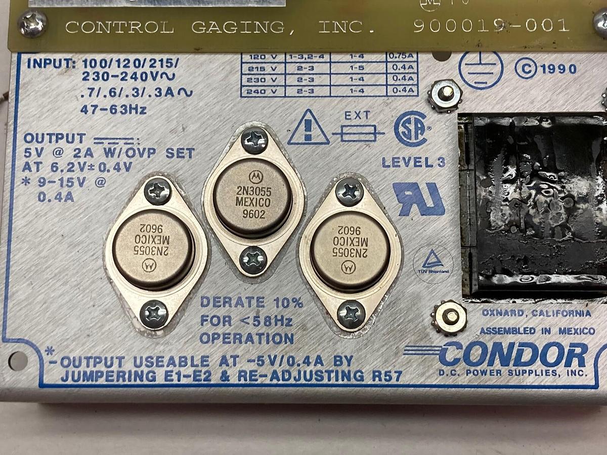 Used Condor,027-21354,Power Supply