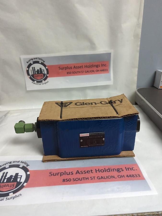 Used REXROTH,R90050777,HYDRAULIC VALVE Z2S16B1-51/SO 40 PRE-OWNED
