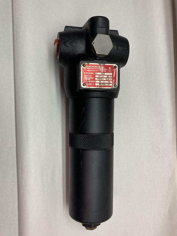 Used Moog,B64567-2V,Hydraulic Filter Housing 25gpm 6000psi