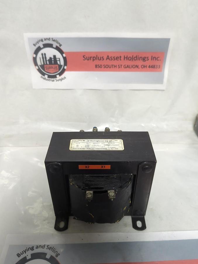 Used WESTINGHOUSE,1F0192,TYPE MTA TRANSFORMER PRE-OWNED