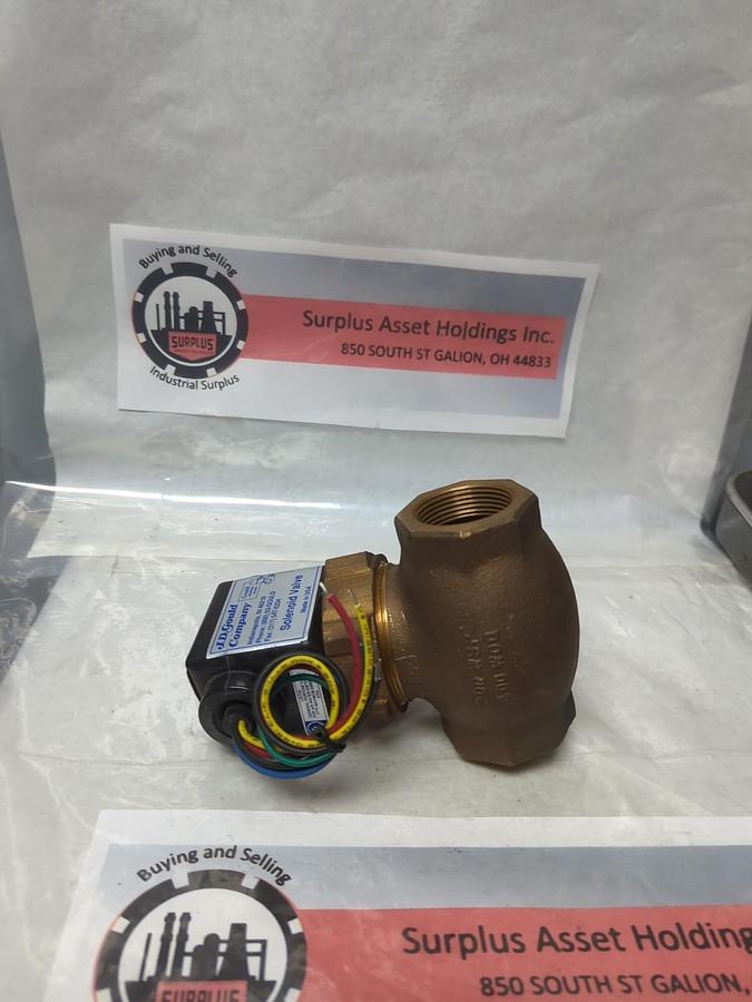 J.D. GOULD,M 3V,SOLENOID VALVE 1-1/4 INCH 10-250 PSI 120/240V NOS