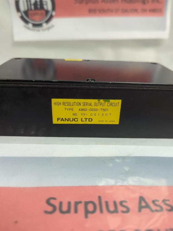 Used FANUC,A860-0333-T501,HIGH RESOLUTION SERIAL OUTPUT CIRCUIT PRE-OWNED