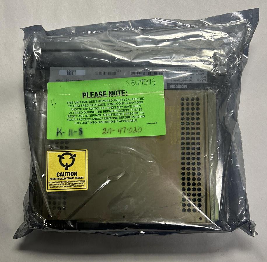 Used MODICON,AS-B872-011,VOLTAGE ANALOG OUTPUT MODULE REFURBISHED