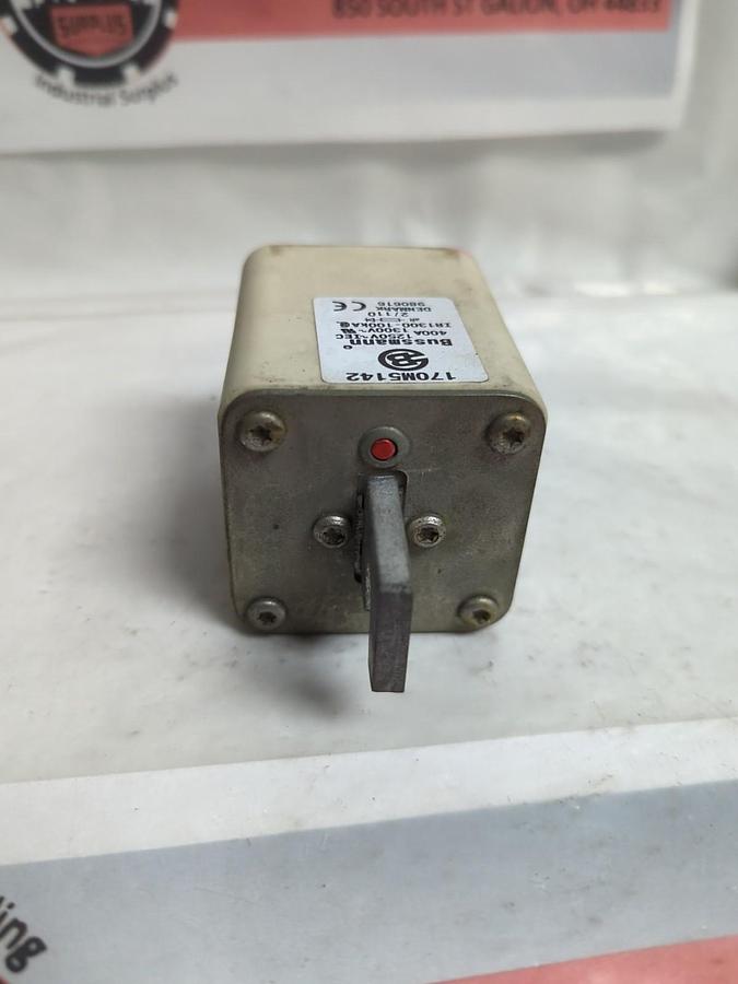Used BUSSMANN,170M5142,HIGH SPEED SQUARE BODY FUSE 400 AMP PRE-OWNED